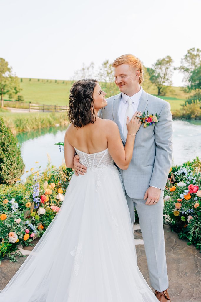 erin & bradley wedding day