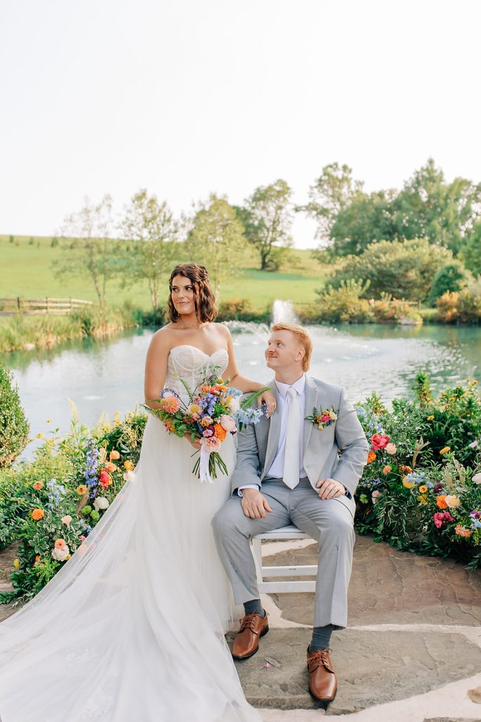 erin & bradley wedding day