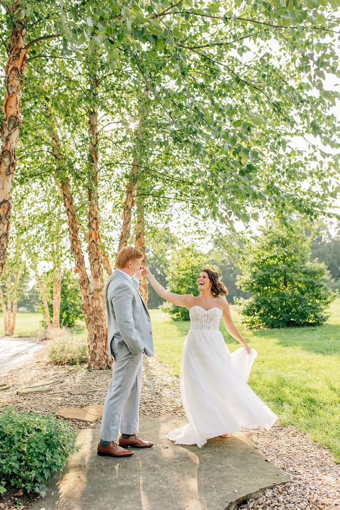 erin & bradley wedding day