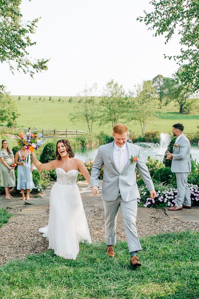 erin & bradley wedding day