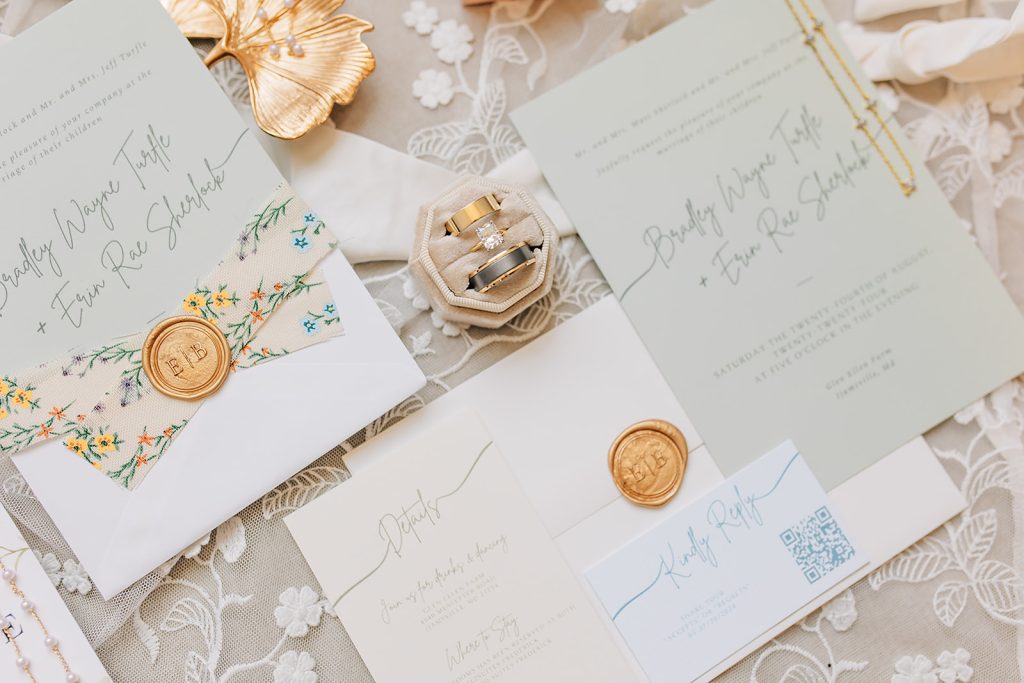 erin & bradley wedding day