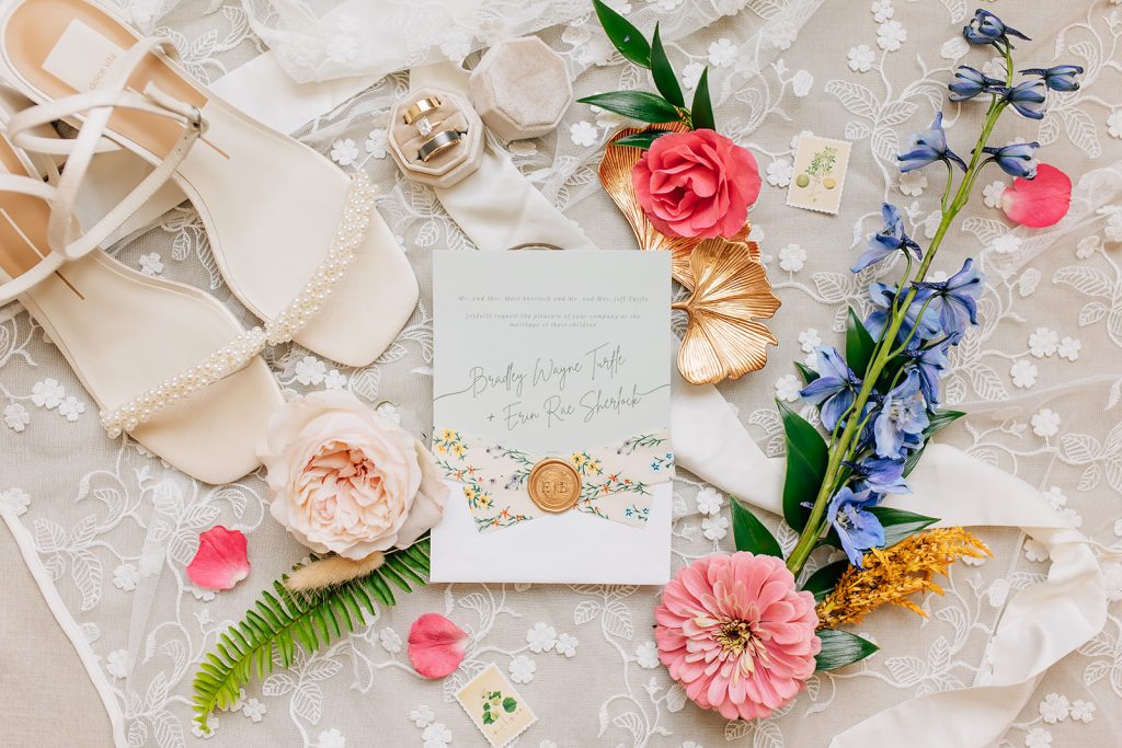 erin & bradley wedding day