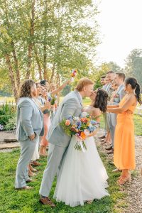 erin & bradley wedding day