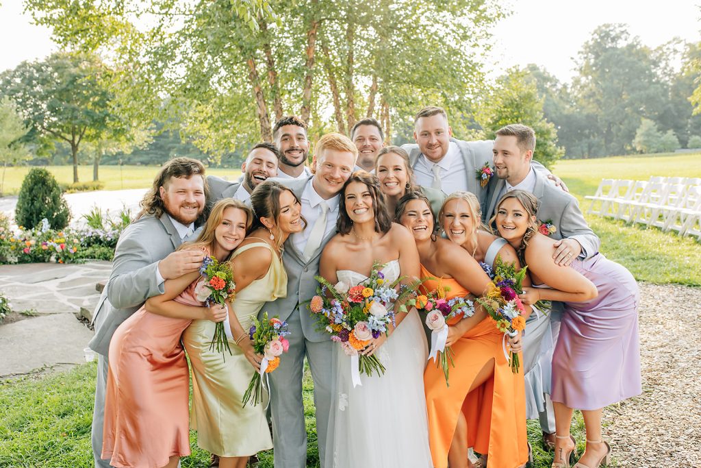 erin & bradley wedding day