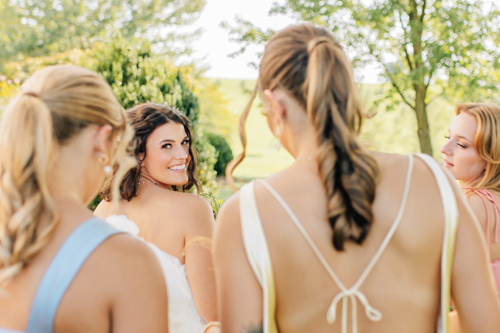 erin & bradley wedding day