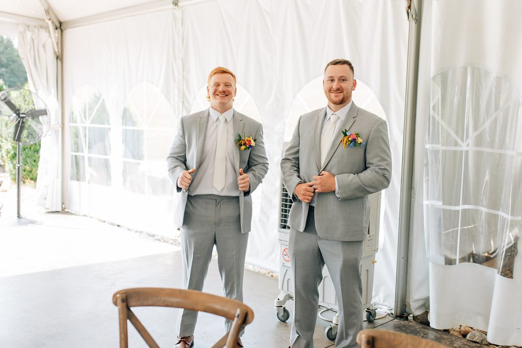 erin & bradley wedding day