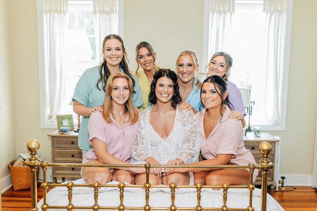 erin & bradley wedding day