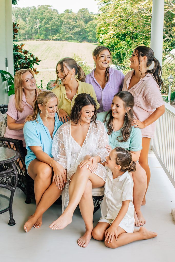 erin & bradley wedding day