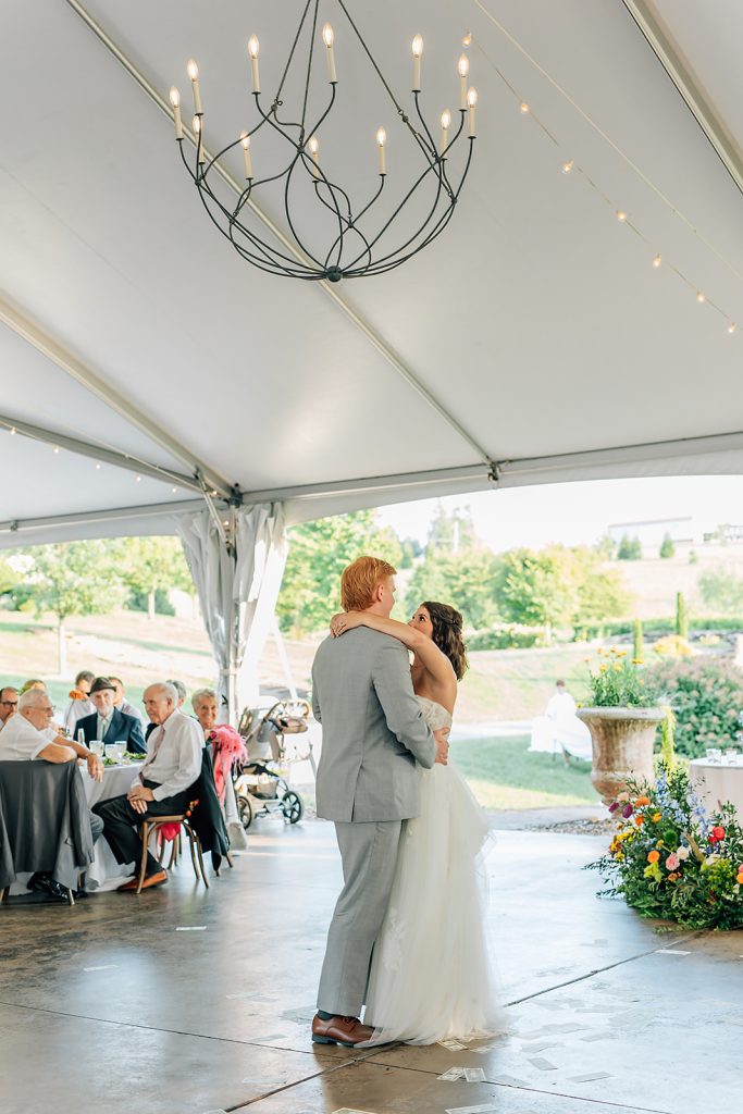 erin & bradley wedding day