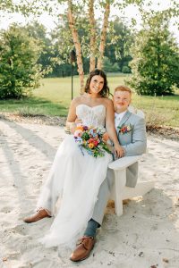 erin & bradley wedding day